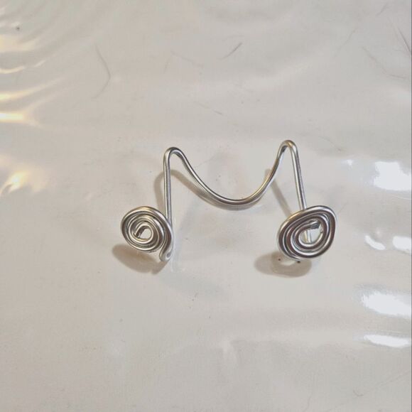 Wire wrapped and beaded spoon with cup hanger - Picture 2 of 3